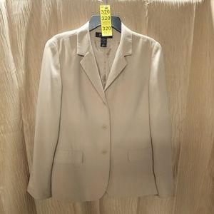 New York & company Cream blazer sz 14  *320